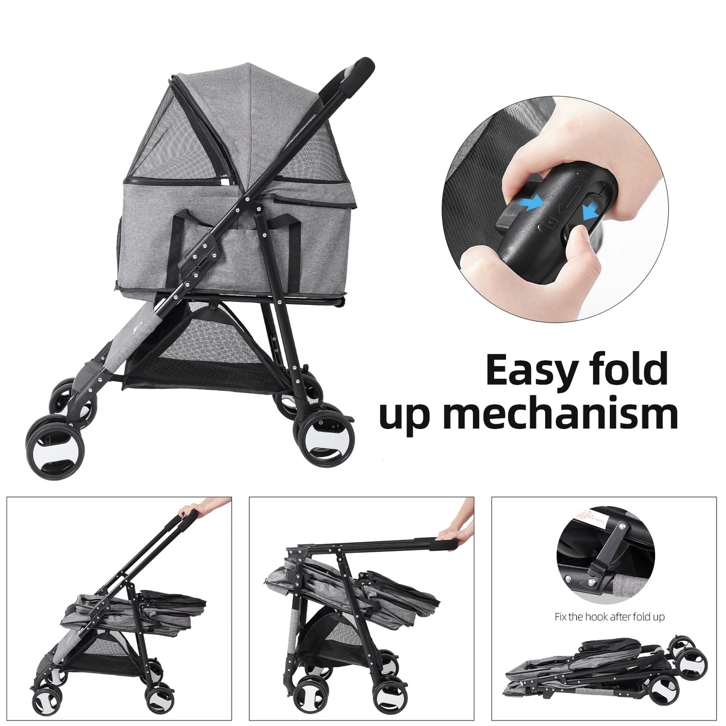 Foldable Pet Stroller