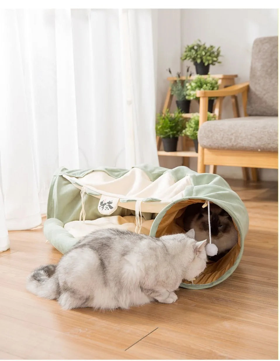 Cat Tunnel Bed