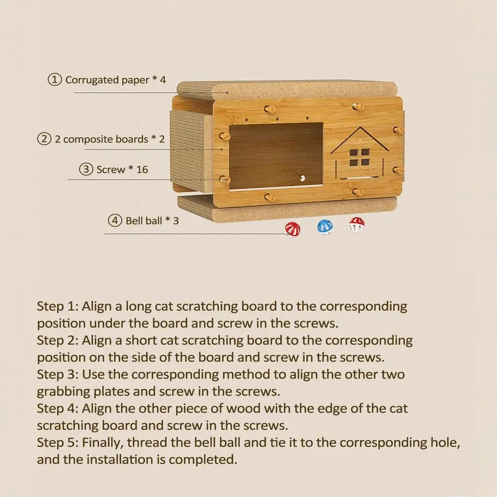Cat Scratcher House