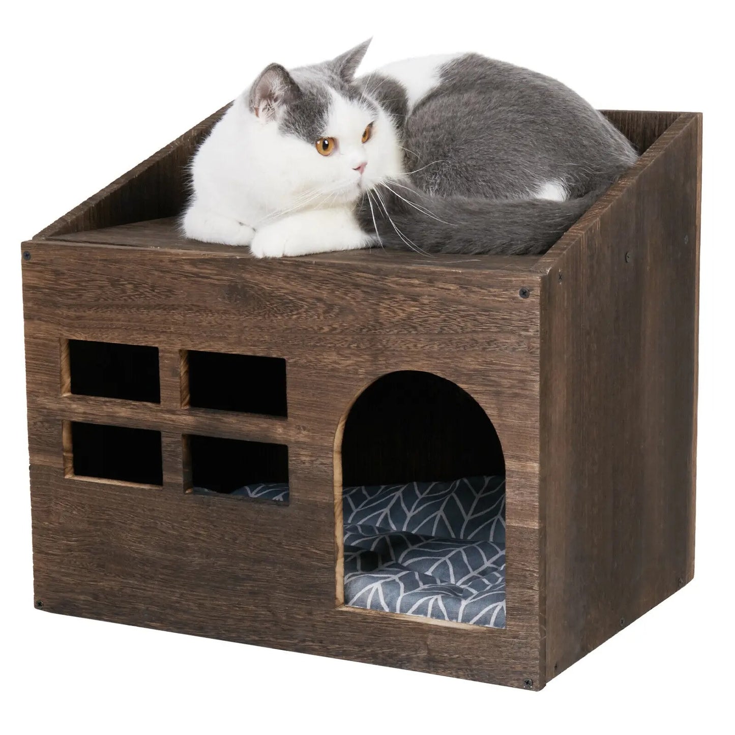 Wooden Cat House