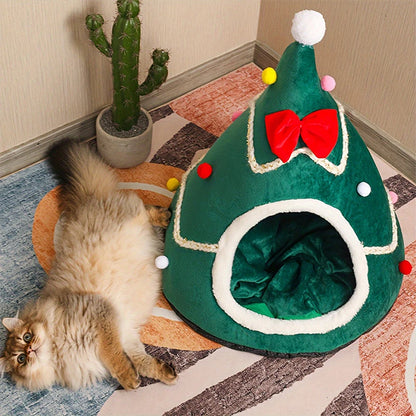 Christmas Cat House