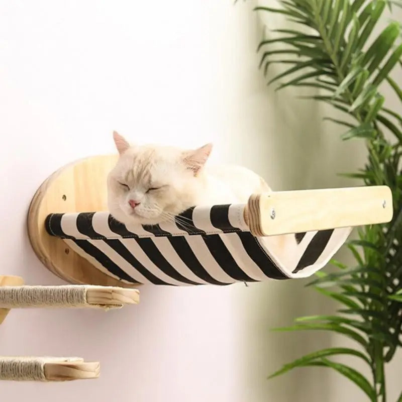 Cat Wall Hammock With Ladder