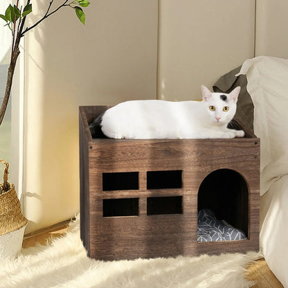 Wooden Cat House