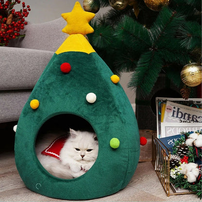 Christmas Cat House